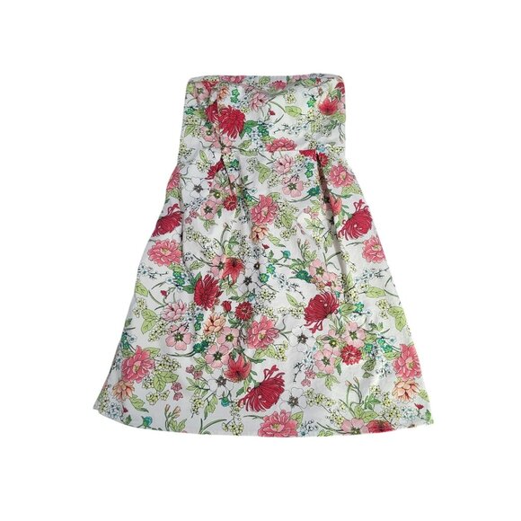 Old Navy Dresses & Skirts - Old Navy Women's Sz 8 Strapless Floral A-Line Dress Garden Feminine Spring